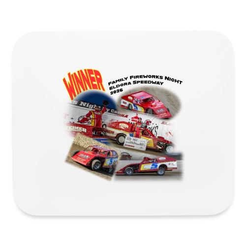 Jonathan Taylor Eldora Speedway FFN#1 Design 2 - Mouse pad Horizontal