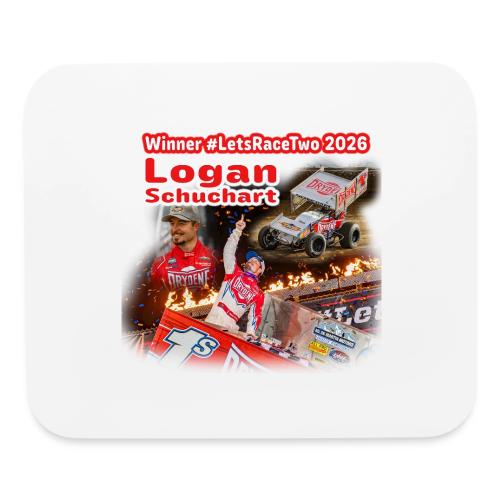Logan Schuchart #LetsRaceTwo Winner - Mouse pad Horizontal