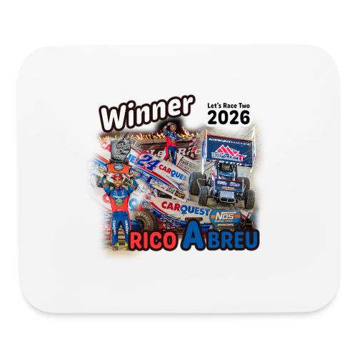 Rico Abreu #LetsRaceTwo Winner - Mouse pad Horizontal