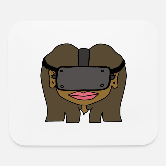 weekend Accepteret vedtage Ebony VR GIRL - VIRTUAL REALITY' Mouse Pad | Spreadshirt