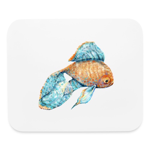 Blue Goldfish - Mouse pad Horizontal