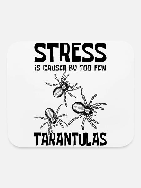 Tarantulas - Mouse pad Horizontal - white - Front