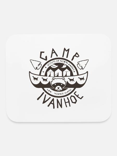 Camp Ivanhoe - Mouse pad Horizontal - white