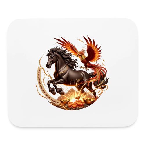 Year of the Horse Phoenix T Shirt, Lunar NY Gift - Mouse pad Horizontal