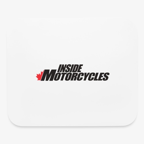 Inside Motorcycles Logo - Black - Mouse pad Horizontal
