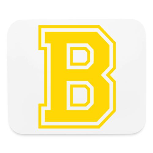 Letter B – Capital Athletic Alphabet Monogram - Mouse pad Horizontal