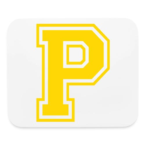 Letter P – Capital Athletic Alphabet Monogram - Mouse pad Horizontal
