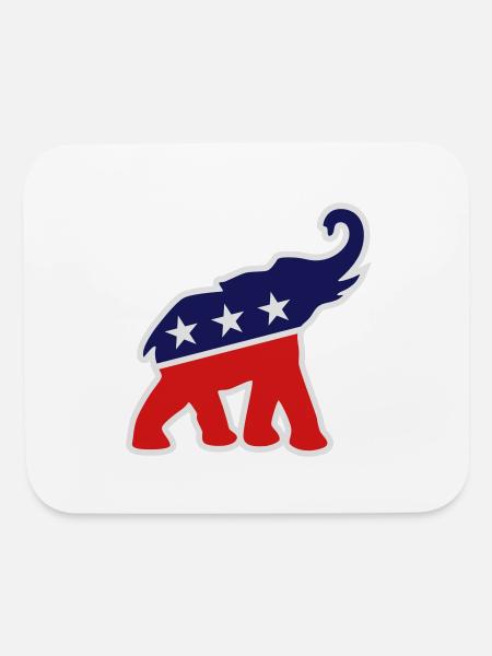Republican 2 - Mouse pad Horizontal - white