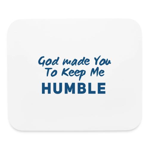 Christian Humility (blue) - Mouse pad Horizontal