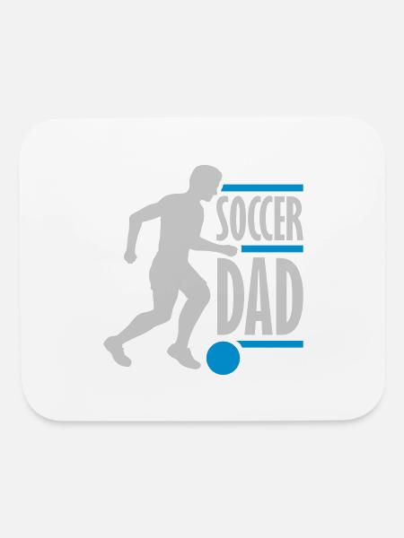 Best Soccer Dad Logo - Mouse pad Horizontal - white - Front