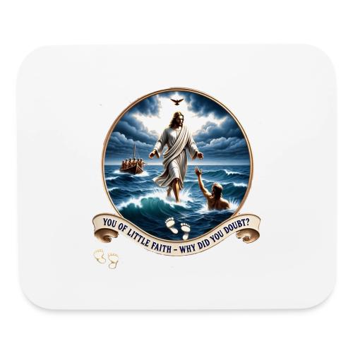 Walking On Water Faith T Shirt, Christian Miracle - Mouse pad Horizontal
