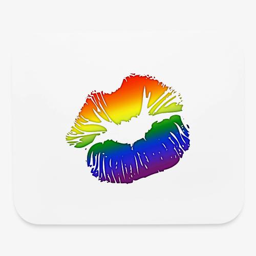 LGBTQ Big Kissing Lips - Mouse pad Horizontal