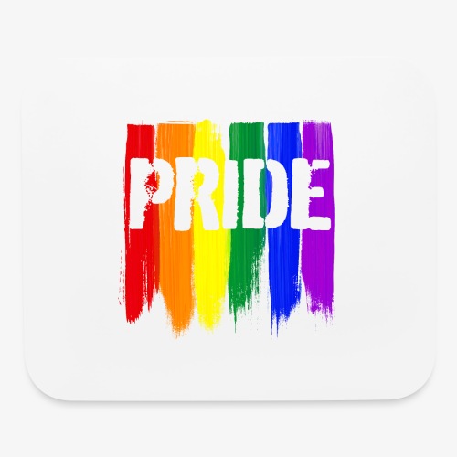 LGBTQ Pride Brush Strokes - Mouse pad Horizontal