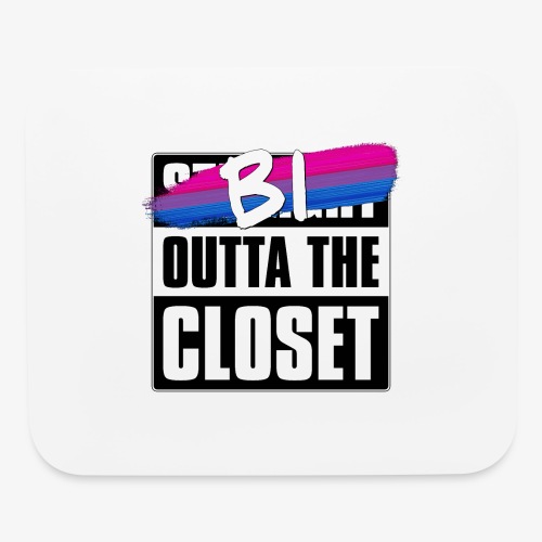 Bi Outta the Closet - Bisexual Pride - Mouse pad Horizontal