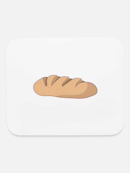 bread - Mouse pad Horizontal - white - Front
