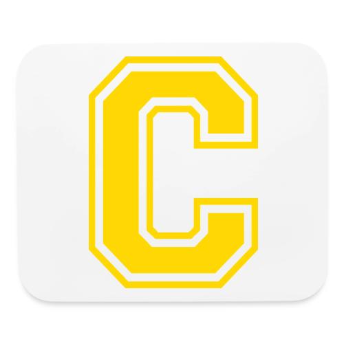 Letter C – Capital Athletic Alphabet Monogram - Mouse pad Horizontal