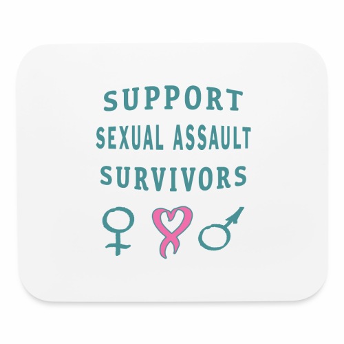 Support Sexual Assault Survivors Awareness Month. - Mouse pad Horizontal