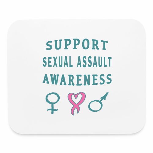 Support Sexual Assault Awareness Prevention Month - Mouse pad Horizontal