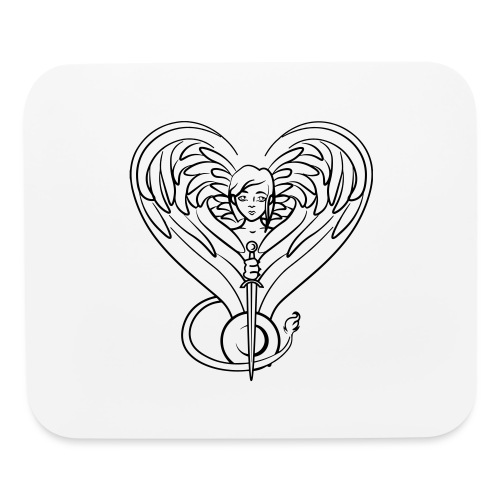 Sphinx valentine - Mouse pad Horizontal