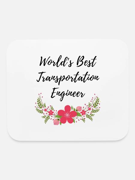 Transportation Engineer - Mouse pad Horizontal - white - Front