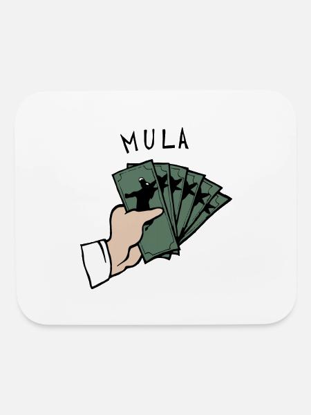 Mule Mula - Mouse pad Horizontal - white - Front