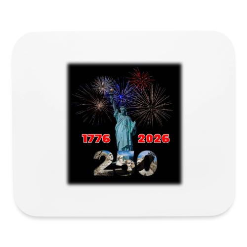 1776 - 2026 - 250 Years USA | Fireworks - Mouse pad Horizontal