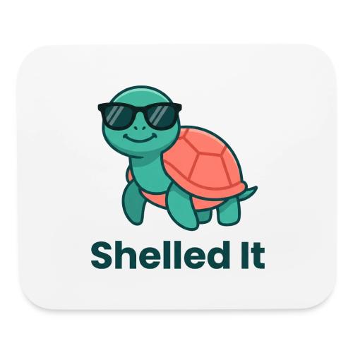 Funny Turtle Sunglasses Shelled It Cute Gift - Mouse pad Horizontal
