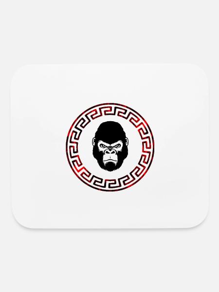 Gorillas, love Gorillas, Gorilla t shirts,Gorilla - Mouse pad Horizontal - white - Front