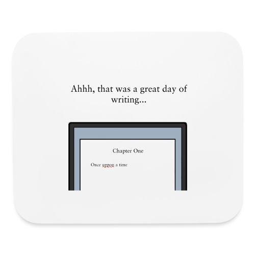 A Day of Writing - Mouse pad Horizontal