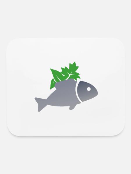 Fish - Mouse pad Horizontal - white