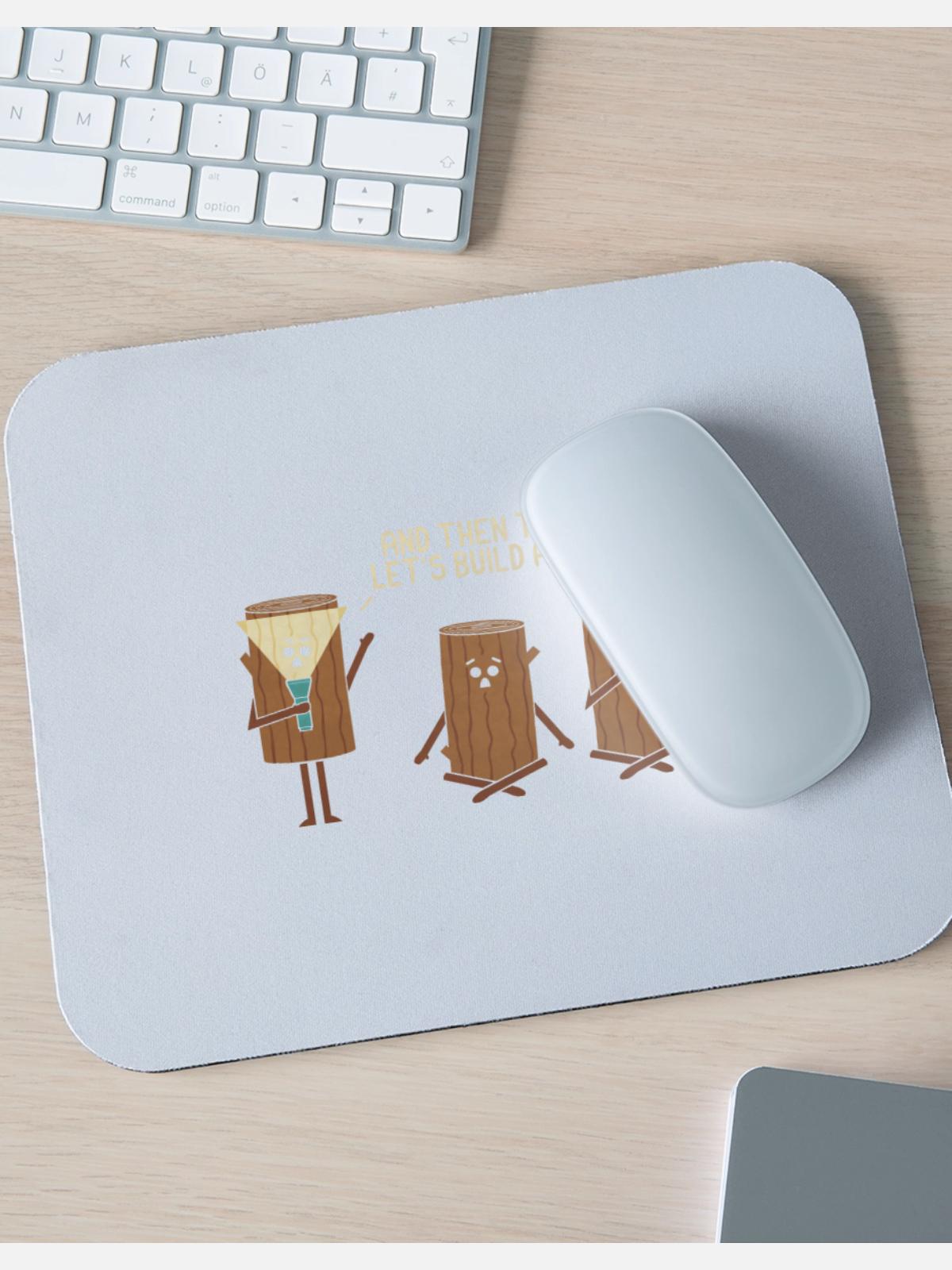 Campfire girl - Mouse pad Horizontal - white - Front