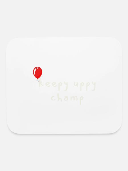 keepy uppy champ - Mouse pad Horizontal - white - Front