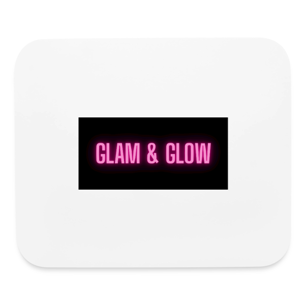 Glam Glow Black - Mouse pad Horizontal