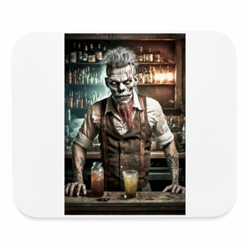 Zombie Bartender 02: Zombies In Everyday Life - Mouse pad Horizontal
