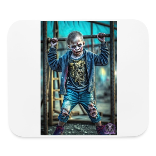 Zombie Kid Playground B12: Zombies Everyday Life - Mouse pad Horizontal
