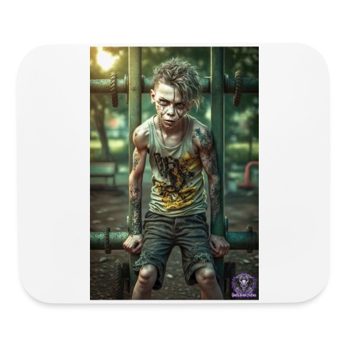 Zombie Kid Playground B09: Zombies Everyday Life - Mouse pad Horizontal