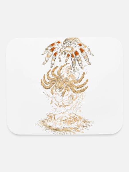 Tarantula Owner - Mouse pad Horizontal - white - Front