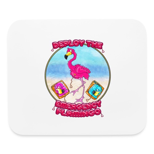 Emergency Flamingo - Mouse pad Horizontal