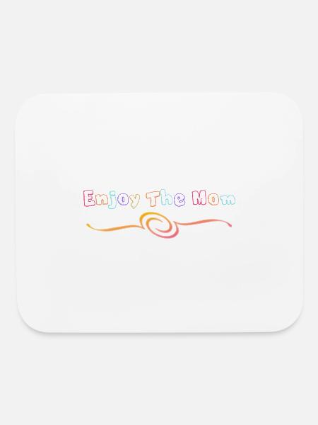 Comfy & Stylish Mom - Mouse pad Horizontal - white - Front