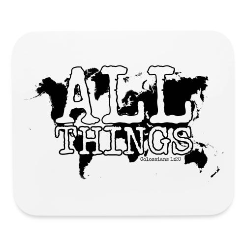 All Things World Map - Mouse pad Horizontal