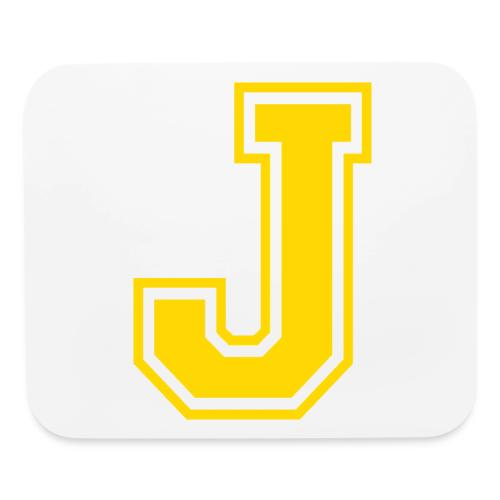 Letter J – Capital Athletic Alphabet Monogram - Mouse pad Horizontal