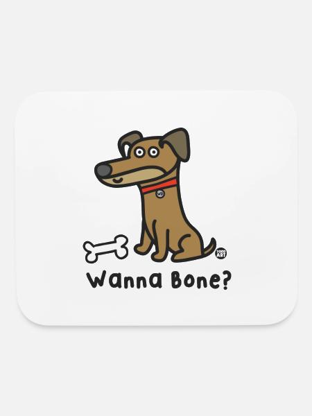 Wanna Bone - Mouse pad Horizontal - white - Front