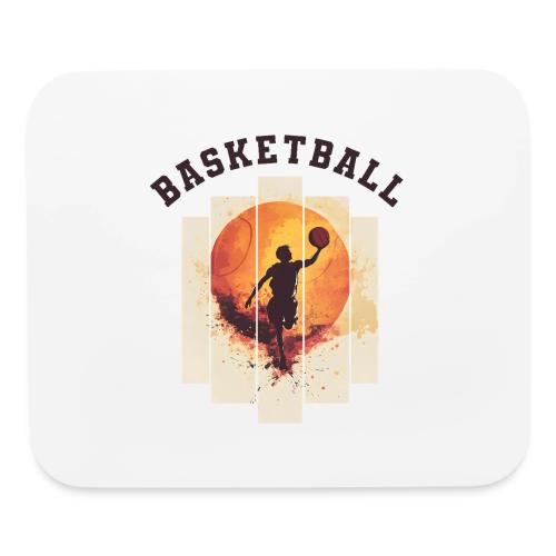 Basketball again and again - Mouse pad Horizontal