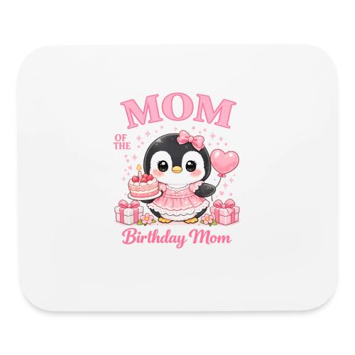 Cute Penguin Birthday Mom Kawaii Cake Balloon Gift - Mouse pad Horizontal