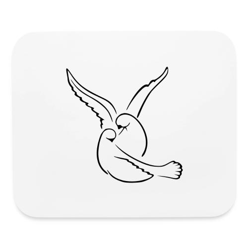 EMBRACED_TURTLEDOVES - Mouse pad Horizontal