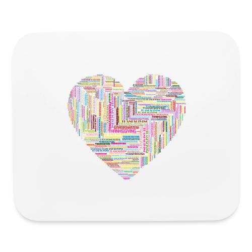 A Thanksgiving Heart - Mouse pad Horizontal