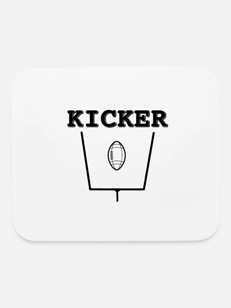 Kicker American Football - Mouse pad Horizontal - white - Front