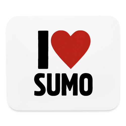 I Love Sumo – Bold Minimalist Sumo Wrestling Fan - Mouse pad Horizontal