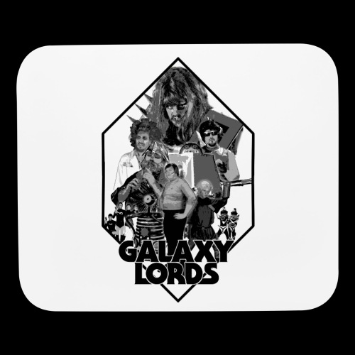 Galaxy Lords Monochrome Design - Mouse pad Horizontal