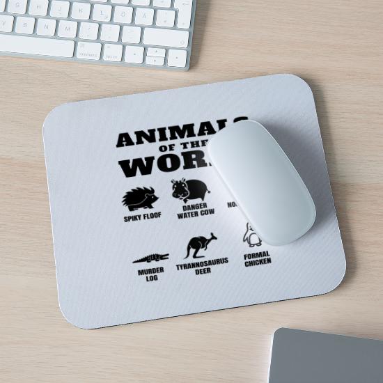 Funny Names Animals Of The World Internet Meme' Mouse Pad | Spreadshirt